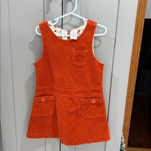 Gymboree Orange Corduroy Dress